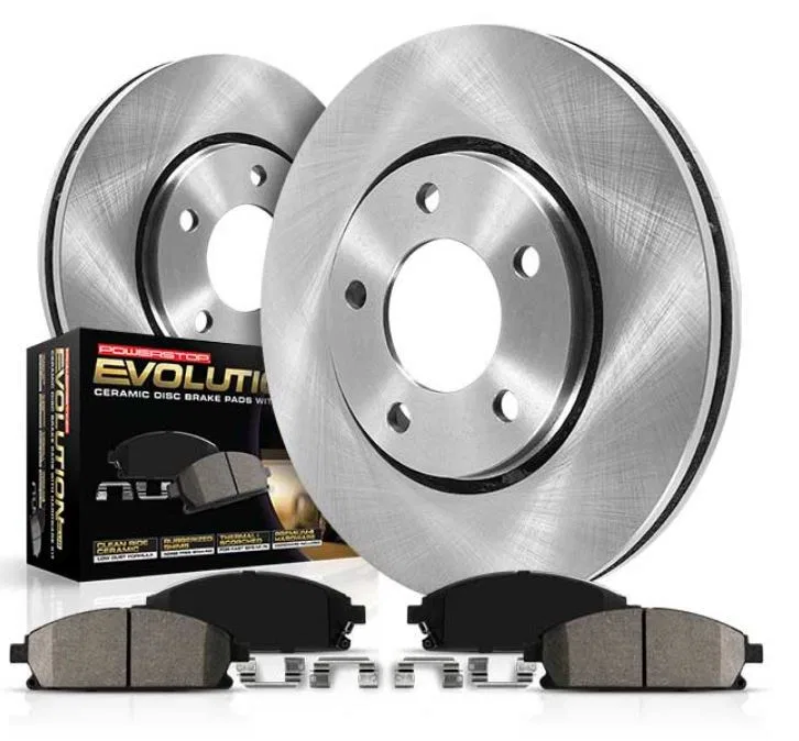 KOE5608 – POWERSTOP Brake Kit, Ceramic Brake Pads 11.8 Inch OE Replacement Rotor With Rotor/ Brake Pad/ Hardware